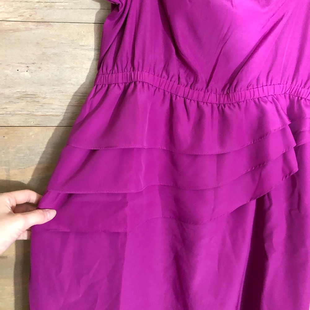 Purple Ruffle Dress by mark. - Picture 2 of 4